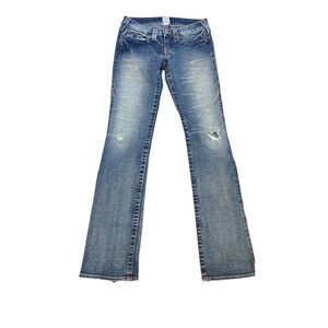 Vintage True Religion Low-Rise Jeans Johnny #112790 | 28 | Y2K USA Straight Leg